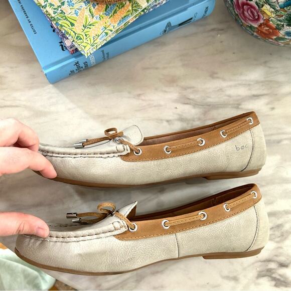 BORN Concept Carolann Tan & Beige Bow Loafer - Picture 9 of 11